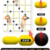 The goalkeeper training rebound chain, a brand-new type of rebound board goal, is a football training equipment that can train the goalkeeper's sensitive response to saves Application Scenario